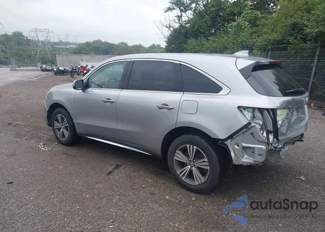 2017 Acura Mdx z USA, uszkodzony, nr VIN 5FRYD4H3XHB012648